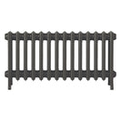 Grace - Grey Bronze Cast Iron Column Radiator H450mm x W877mm 4 Column - Wall Hung