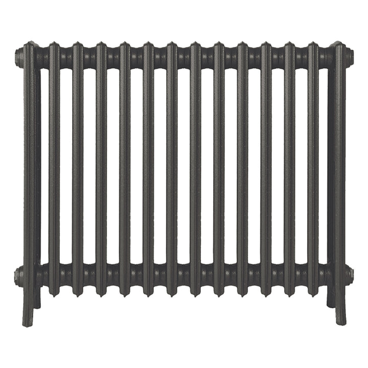 Grace - Grey Bronze Cast Iron Column Radiator H700mm x W877mm 4 Column - Wall Hung