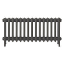 Grace - Grey Bronze Cast Iron Column Radiator H450mm x W938mm 4 Column - Wall Hung