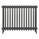 Grace - Grey Bronze Cast Iron Column Radiator H700mm x W938mm 4 Column - Wall Hung