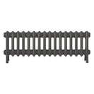 Grace - Grey Bronze Cast Iron Column Radiator H300mm x W998mm 4 Column - Wall Hung