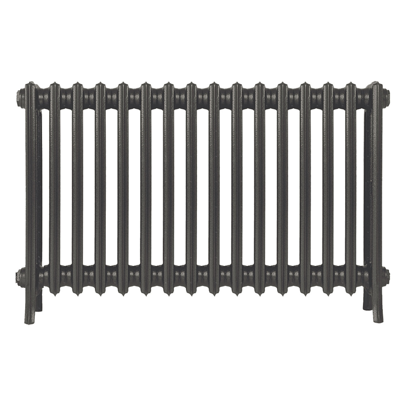 Grace - Grey Bronze Cast Iron Column Radiator H600mm x W998mm 4 Column - Wall Hung