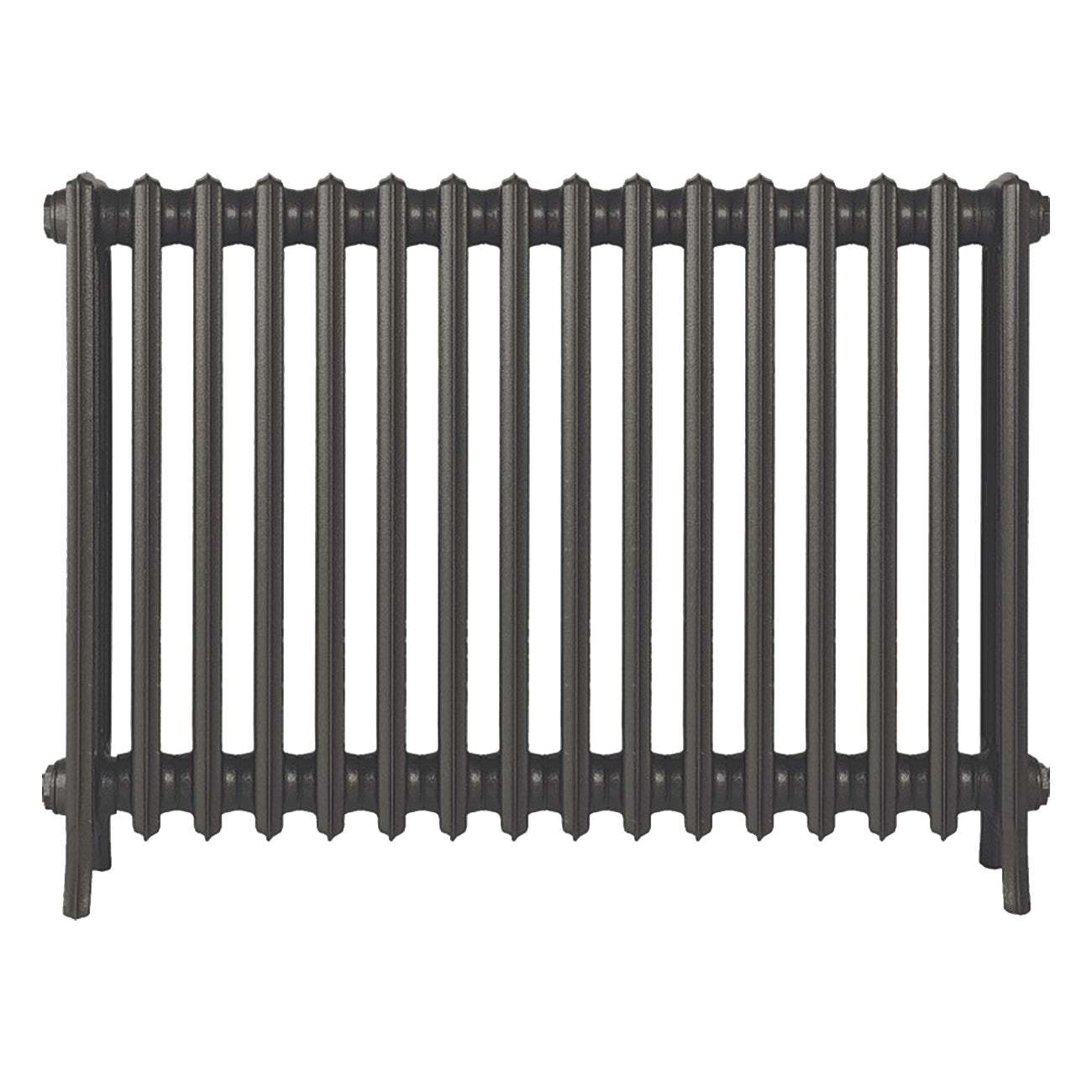 Grace - Grey Bronze Cast Iron Column Radiator H700mm x W998mm 4 Column - Wall Hung