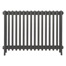 Grace - Grey Bronze Cast Iron Column Radiator H700mm x W998mm 4 Column - Wall Hung