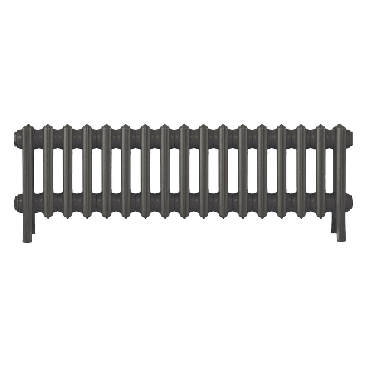 Grace - Grey Bronze Cast Iron Column Radiator H300mm x W1059mm 4 Column - Wall Hung