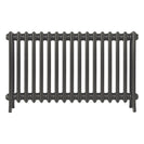 Grace - Grey Bronze Cast Iron Column Radiator H650mm x W1059mm 4 Column - Floor Standing