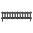 Grace - Grey Bronze Cast Iron Column Radiator H300mm x W1119mm 4 Column - Wall Hung
