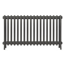 Grace - Grey Bronze Cast Iron Column Radiator H650mm x W1119mm 4 Column - Floor Standing