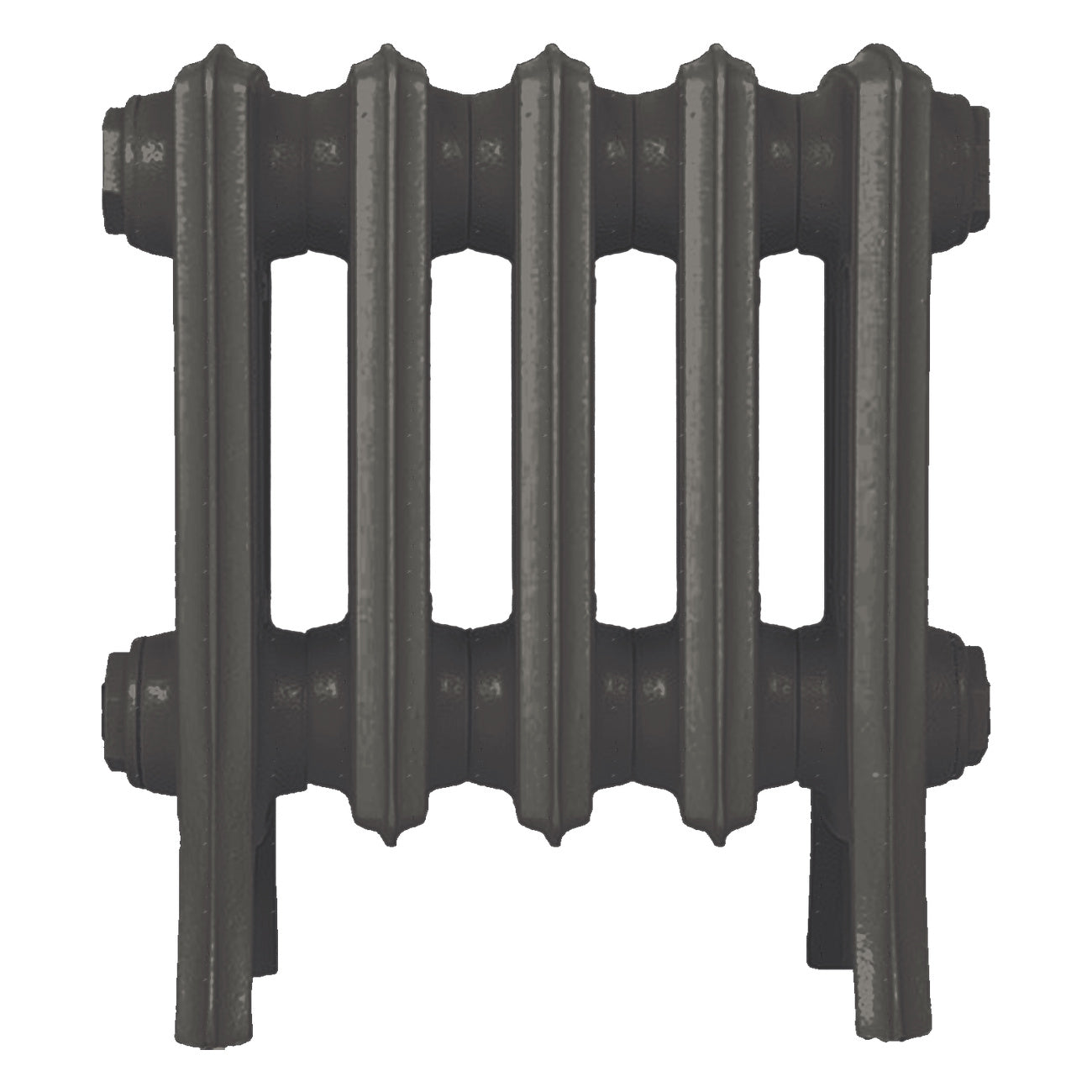 Grace - Grey Bronze Cast Iron Column Radiator H300mm x W333mm 4 Column - Wall Hung
