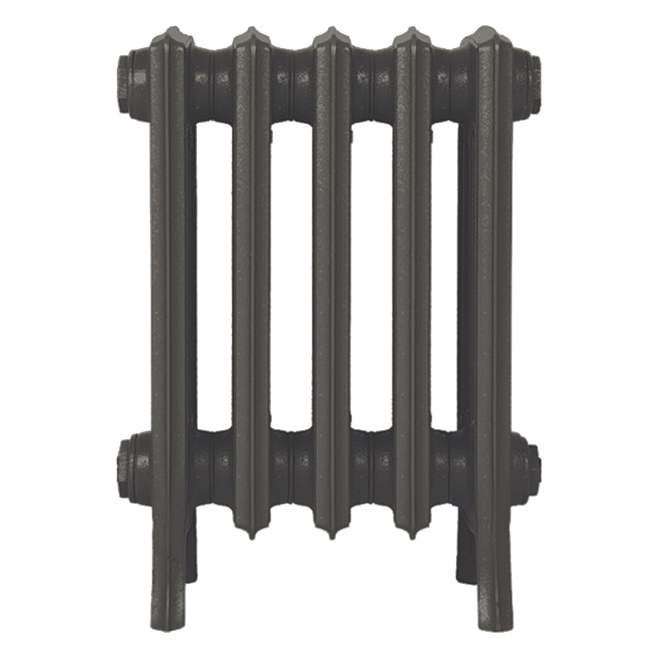 Grace - Grey Bronze Cast Iron Column Radiator H450mm x W333mm 4 Column - Wall Hung