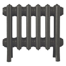 Grace - Grey Bronze Cast Iron Column Radiator H350mm x W393mm 4 Column - Floor Standing