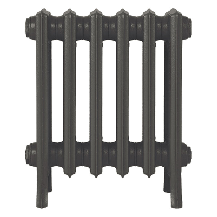 Grace - Grey Bronze Cast Iron Column Radiator H450mm x W393mm 4 Column - Wall Hung