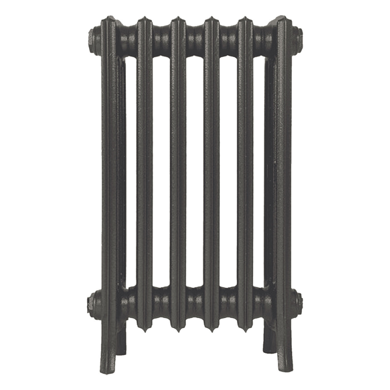 Grace - Grey Bronze Cast Iron Column Radiator H650mm x W393mm 4 Column - Floor Standing