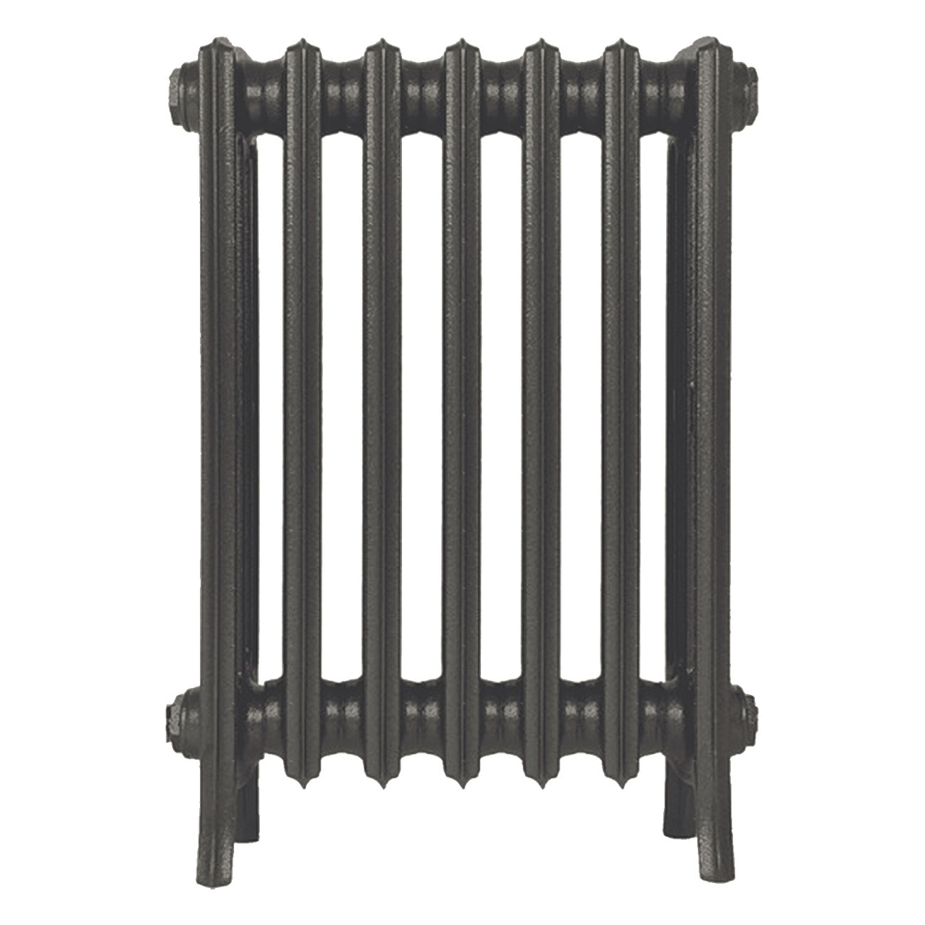 Grace - Grey Bronze Cast Iron Column Radiator H650mm x W454mm 4 Column - Floor Standing