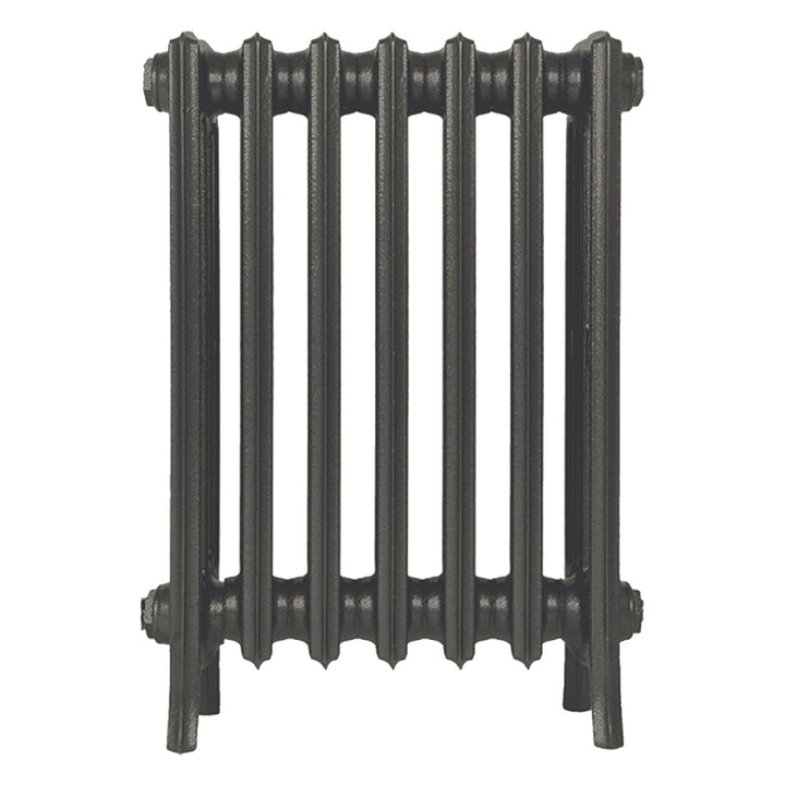Grace - Grey Bronze Cast Iron Column Radiator H650mm x W454mm 4 Column - Floor Standing