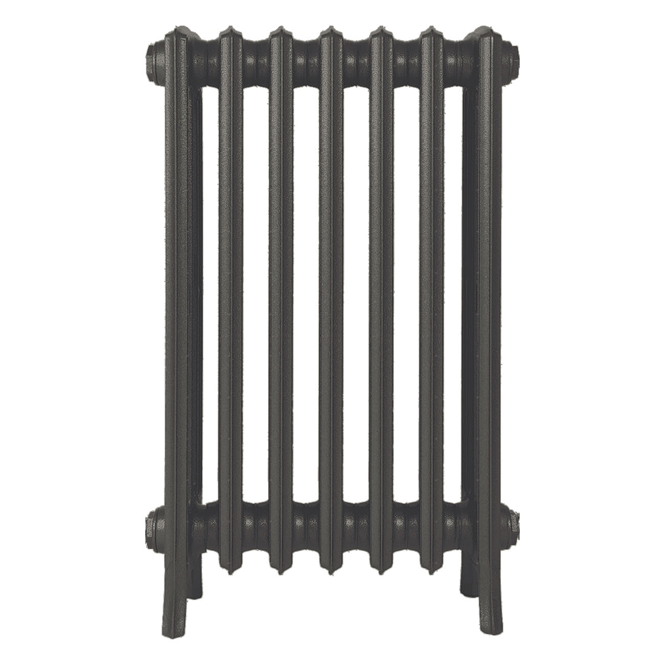 Grace - Grey Bronze Cast Iron Column Radiator H700mm x W454mm 4 Column - Wall Hung