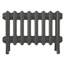 Grace - Grey Bronze Cast Iron Column Radiator H300mm x W514mm 4 Column - Wall Hung