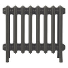 Grace - Grey Bronze Cast Iron Column Radiator H450mm x W514mm 4 Column - Wall Hung