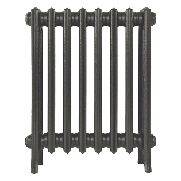 Grace - Grey Bronze Cast Iron Column Radiator H650mm x W514mm 4 Column - Floor Standing