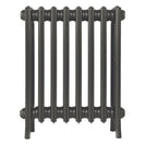 Grace - Grey Bronze Cast Iron Column Radiator H650mm x W514mm 4 Column - Floor Standing