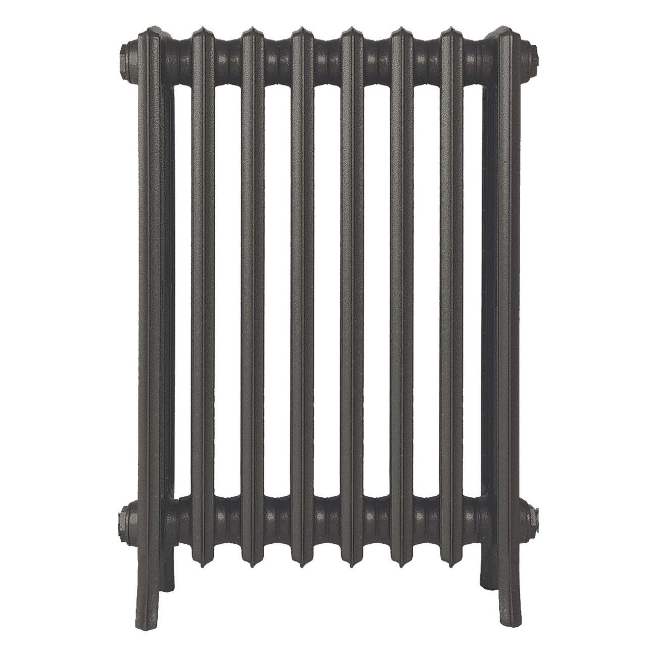 Grace - Grey Bronze Cast Iron Column Radiator H700mm x W514mm 4 Column - Wall Hung