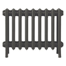 Grace - Grey Bronze Cast Iron Column Radiator H450mm x W575mm 4 Column - Wall Hung