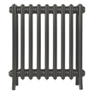Grace - Grey Bronze Cast Iron Column Radiator H650mm x W575mm 4 Column - Floor Standing