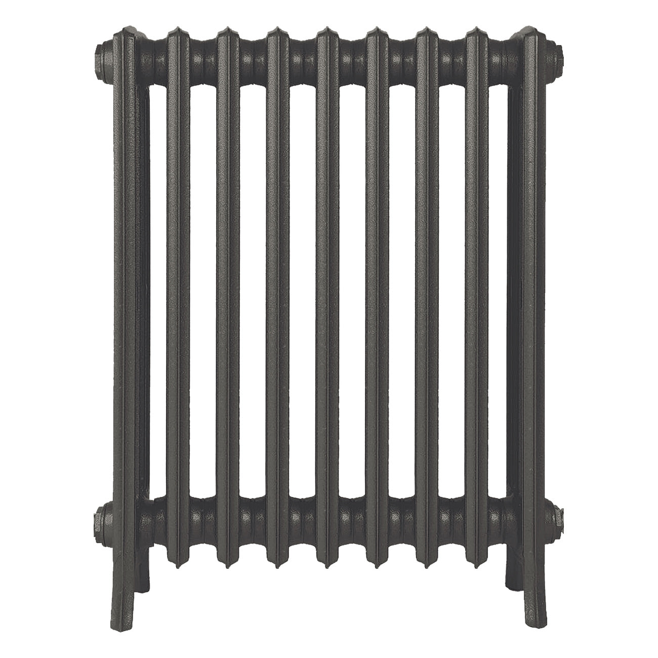 Grace - Grey Bronze Cast Iron Column Radiator H750mm x W575mm 4 Column - Floor Standing