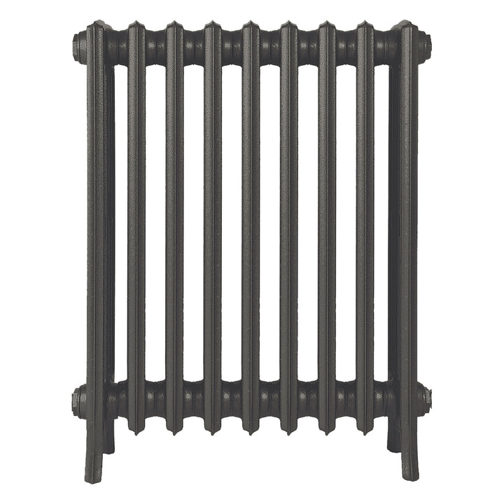 Grace - Grey Bronze Cast Iron Column Radiator H750mm x W575mm 4 Column - Floor Standing