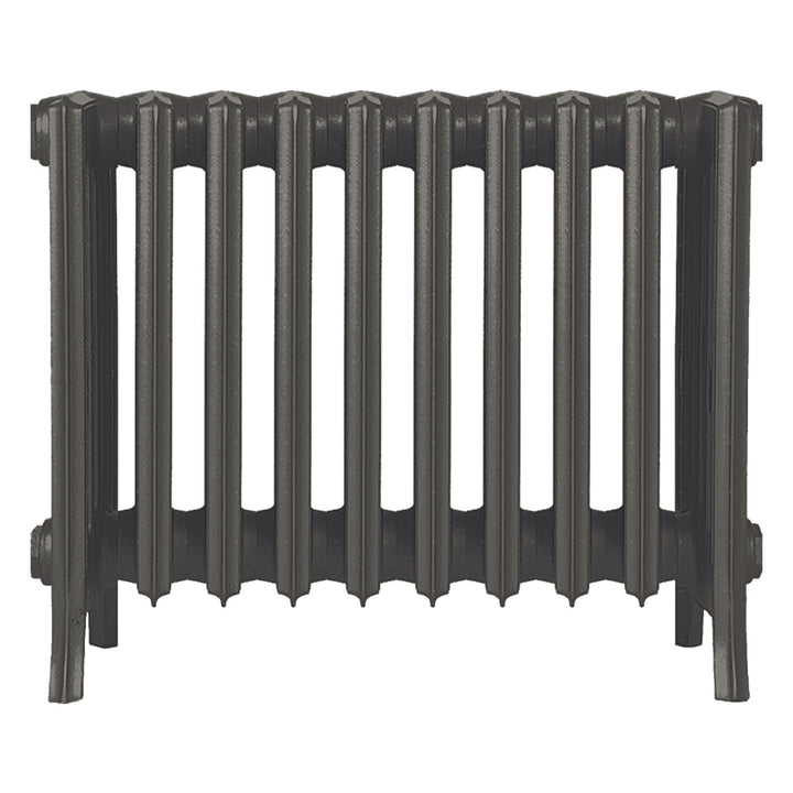 Grace - Grey Bronze Cast Iron Column Radiator H450mm x W635mm 6 Column - Wall Hung