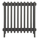 Grace - Grey Bronze Cast Iron Column Radiator H600mm x W635mm 6 Column - Wall Hung