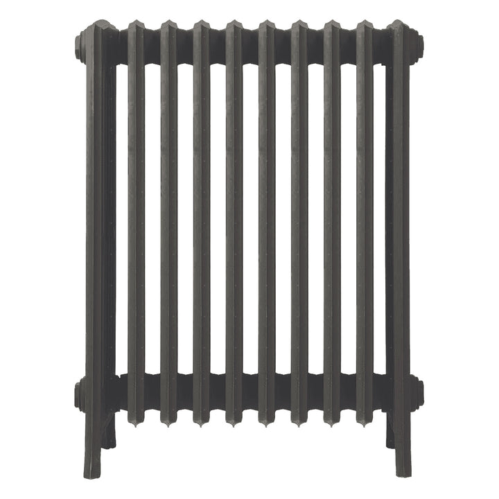 Grace - Grey Bronze Cast Iron Column Radiator H700mm x W635mm 6 Column - Wall Hung