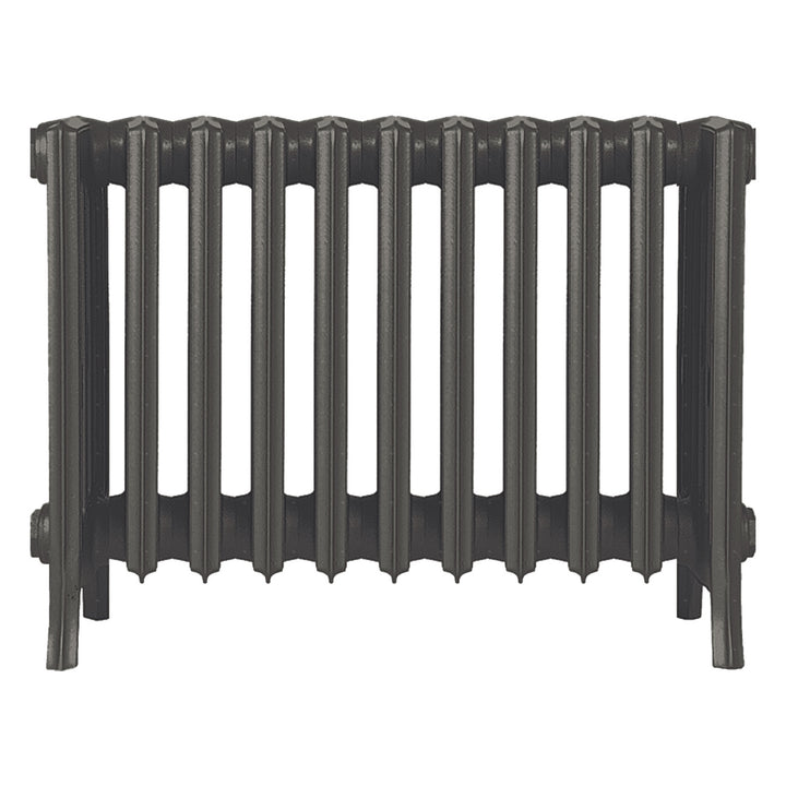 Grace - Grey Bronze Cast Iron Column Radiator H450mm x W696mm 6 Column - Wall Hung