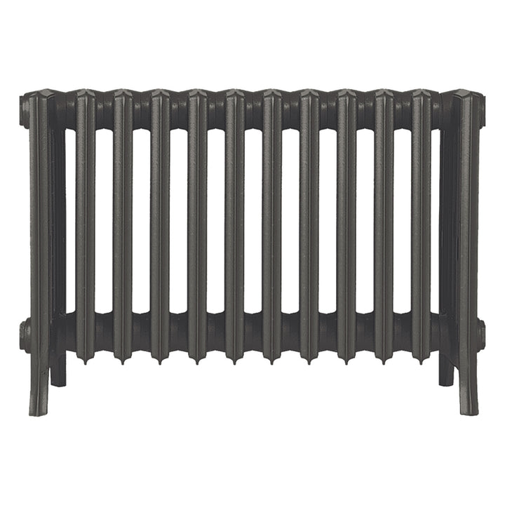Grace - Grey Bronze Cast Iron Column Radiator H450mm x W756mm 6 Column - Wall Hung