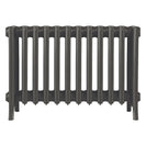 Grace - Grey Bronze Cast Iron Column Radiator H450mm x W756mm 6 Column - Wall Hung