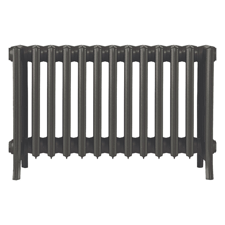 Grace - Grey Bronze Cast Iron Column Radiator H450mm x W817mm 6 Column - Wall Hung