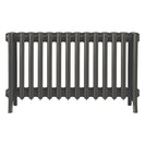 Grace - Grey Bronze Cast Iron Column Radiator H450mm x W877mm 6 Column - Wall Hung