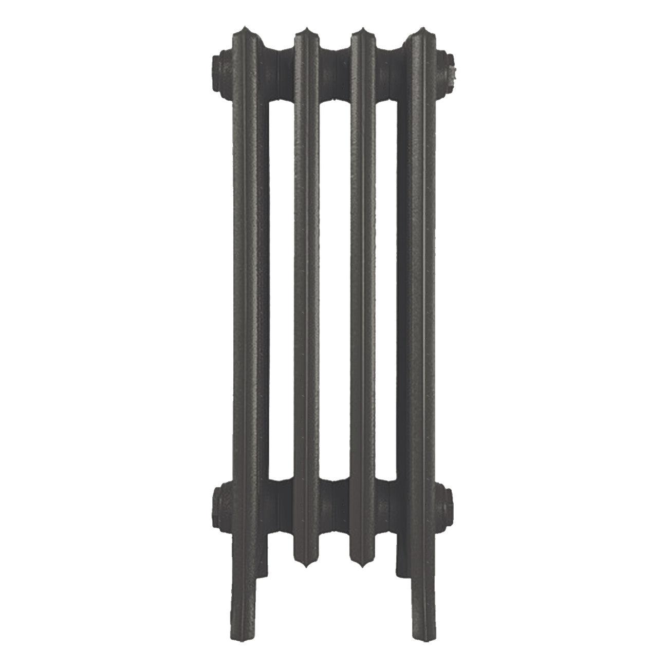 Grace - Grey Bronze Cast Iron Column Radiator H650mm x W272mm 6 Column - Floor Standing