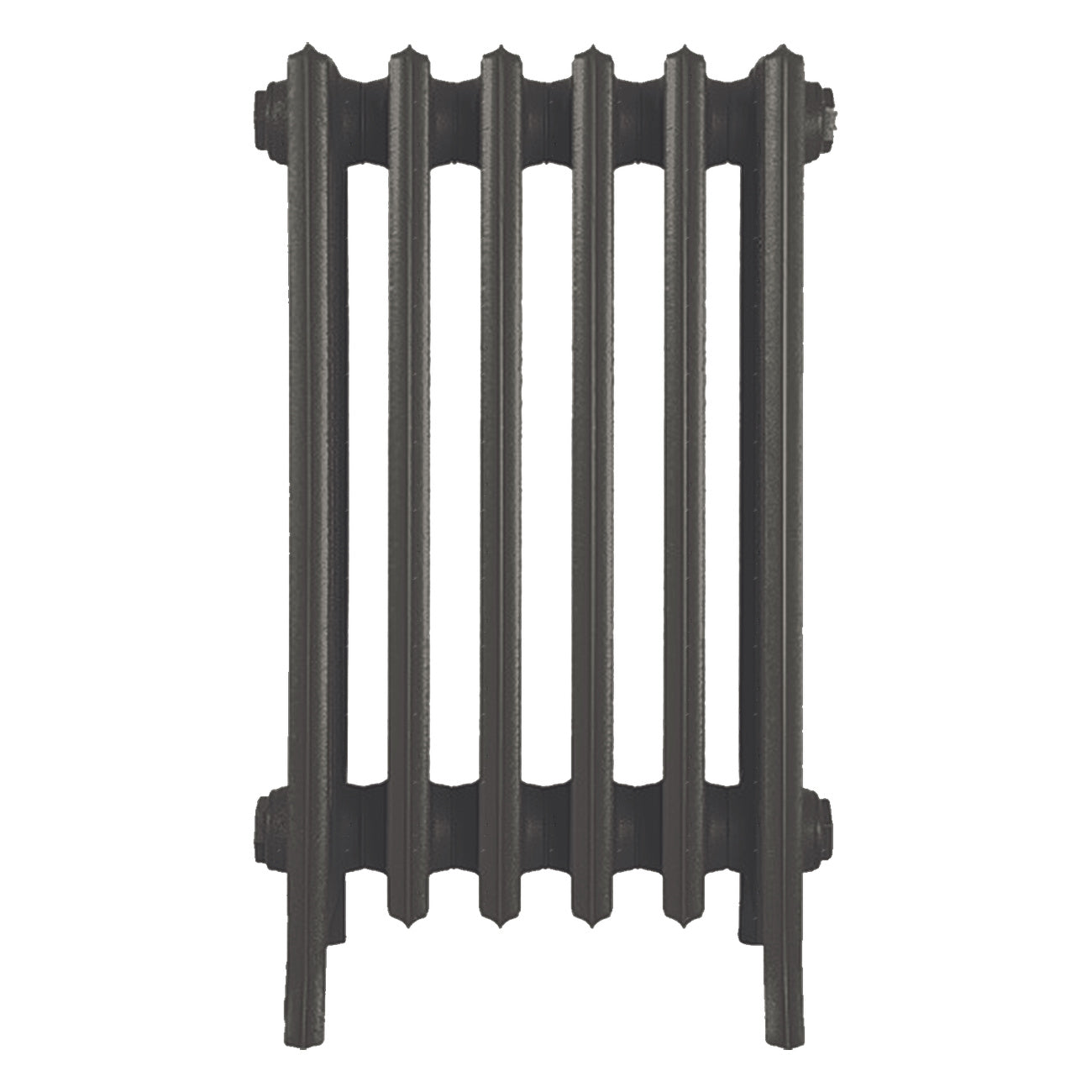 Grace - Grey Bronze Cast Iron Column Radiator H600mm x W393mm 6 Column - Wall Hung