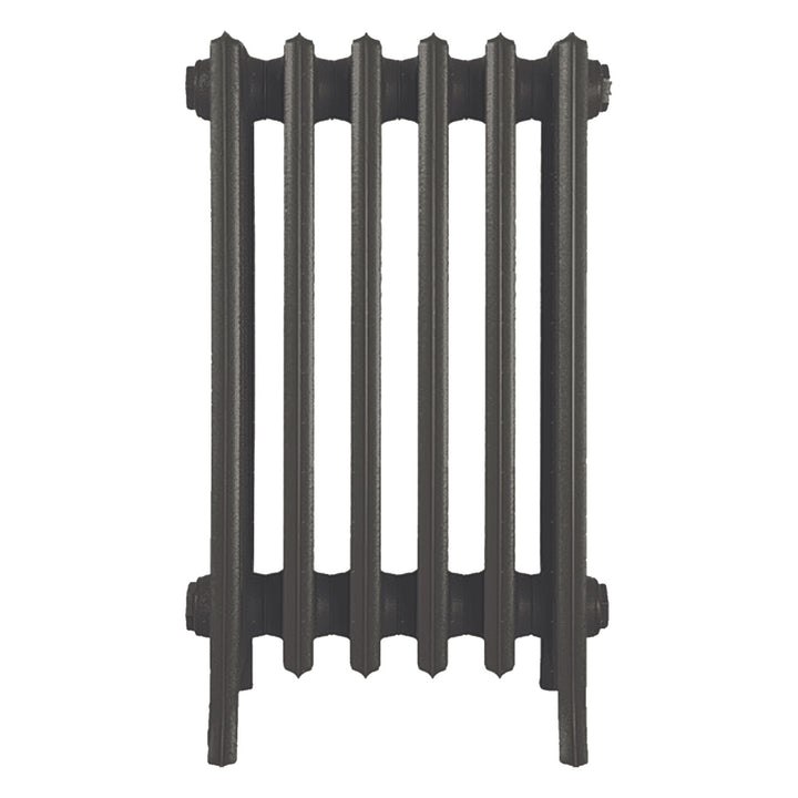 Grace - Grey Bronze Cast Iron Column Radiator H600mm x W393mm 6 Column - Wall Hung