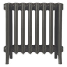 Grace - Grey Bronze Cast Iron Column Radiator H450mm x W514mm 6 Column - Wall Hung