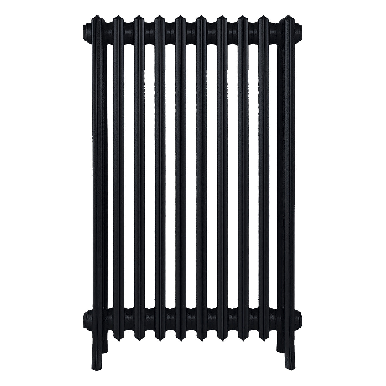Grace - Matt Black Cast Iron Column Radiator H950mm x W635mm 4 Column - Floor Standing
