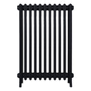 Grace - Matt Black Cast Iron Column Radiator H898mm x W696mm 4 Column - Wall Hung