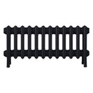 Grace - Matt Black Cast Iron Column Radiator H350mm x W756mm 4 Column - Floor Standing