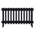 Grace - Matt Black Cast Iron Column Radiator H450mm x W756mm 4 Column - Wall Hung