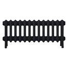 Grace - Matt Black Cast Iron Column Radiator H300mm x W817mm 4 Column - Wall Hung