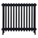 Grace - Matt Black Cast Iron Column Radiator H750mm x W817mm 4 Column - Floor Standing