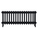 Grace - Matt Black Cast Iron Column Radiator H450mm x W998mm 4 Column - Wall Hung