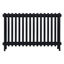 Grace - Matt Black Cast Iron Column Radiator H650mm x W998mm 4 Column - Floor Standing