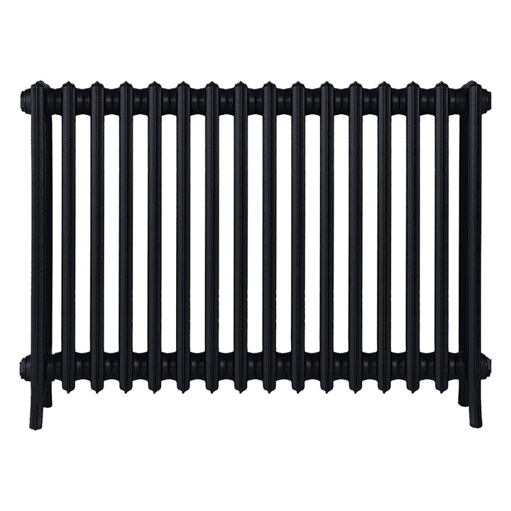 Grace - Matt Black Cast Iron Column Radiator H750mm x W998mm 4 Column - Floor Standing